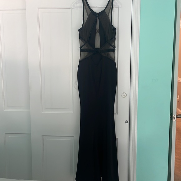 Mon Cheri dress. Worn for prom, elegant for formal event. Sz 4,fits between 2-4. - Picture 2 of 7
